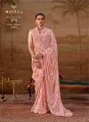 Kulvadhu By Manjula Georgette Embroidery Work Designer Saree